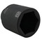 Dynamic 1" Drive Deep Socket, Black Phosphate, Tools 2-9/16" X 1" Drive, 6 Point Deep Length D025582 - alternate 4